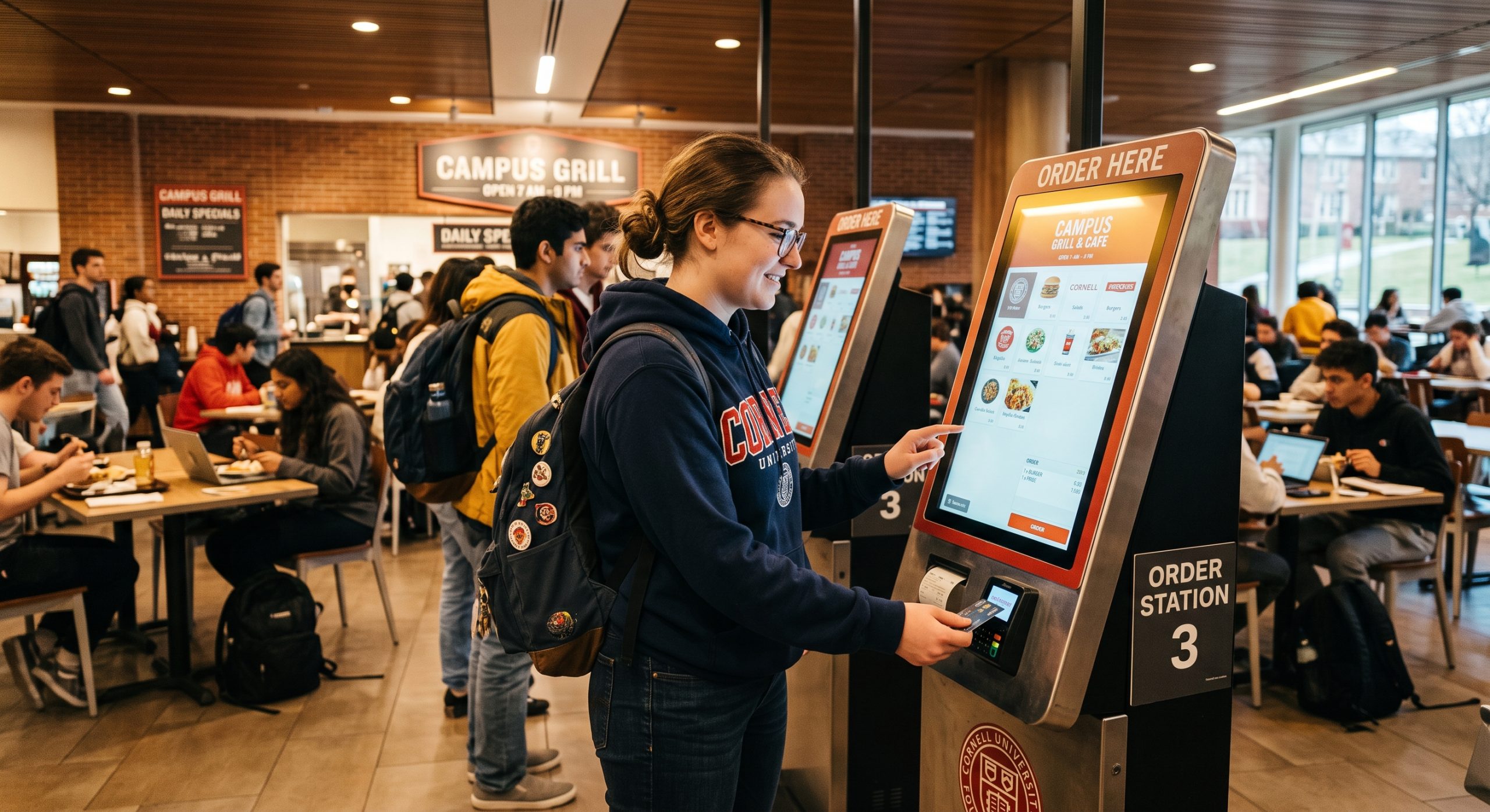 Why College Dining Halls Are Going Kiosk-First — And What It Means for Brand Operators